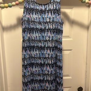 EUC LILLY PULITZER KRISTEN SWING DRESS LARGE